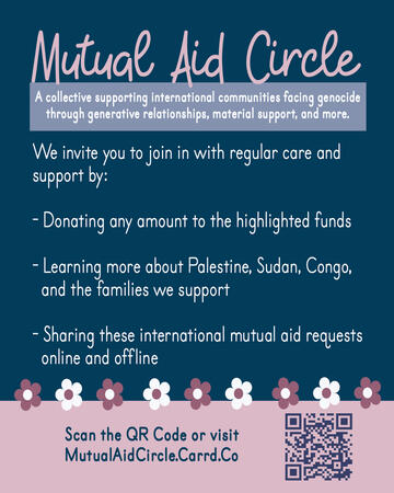 Blue, Mutual Aid Flyer (English) Blue, Mutual Aid Flyer (English)