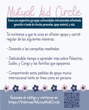 Mutual Aid Circle Flyer (Español) Mutual Aid Circle Flyer (Español)